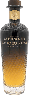 45,95 € Бесплатная доставка | Джин Mermaid Small Batch Spiced Rum Объединенное Королевство бутылка 70 cl