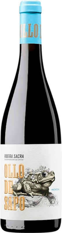 10,95 € Spedizione Gratuita | Vino Rosso Ollo de Sapo D.O. Ribeira Sacra Galizia Spagna Mencía Bottiglia 75 cl