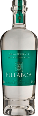 24,95 € Envio grátis | Aguardente Orujo Fillaboa Blanco Espanha Garrafa Medium 50 cl