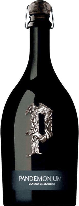 45,95 € Free Shipping | White sparkling Vintae Pandemonium Blanco de Blancas D.O.Ca. Rioja Castilla y León Spain Viura Bottle 75 cl