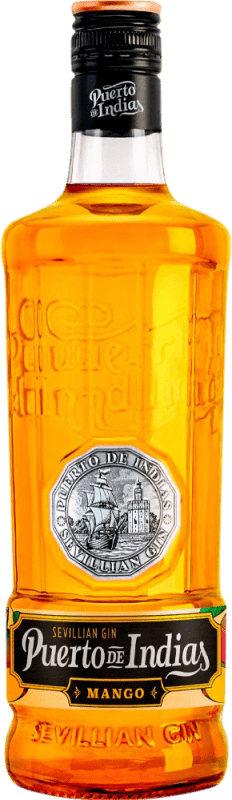 24,95 € Free Shipping | Gin Puerto de Indias Mango Spain Bottle 70 cl