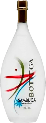 18,95 € Envio grátis | Sambuca Bottega Itália 70 cl