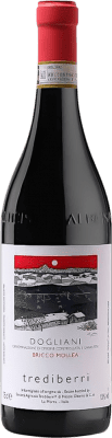 21,95 € Free Shipping | Red wine Trediberri Bricco Mollea D.O.C. Dogliani Canavese Piemonte Italy Dolcetto Bottle 75 cl