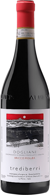 21,95 € Kostenloser Versand | Rotwein Trediberri Bricco Mollea D.O.C. Dogliani Canavese Piemont Italien Dolcetto Flasche 75 cl