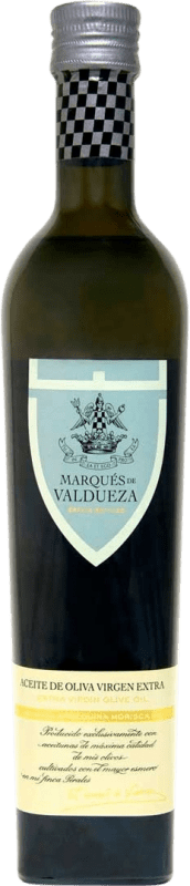 24,95 € Envío gratis | Aceite de Oliva Marqués de Valdueza Vidrio Extremadura España Botella Medium 50 cl