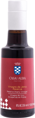46,95 € Envoi gratuit | Boîte de 6 unités Vinaigre Casa de Alba Réserve D.O. Jerez-Xérès-Sherry Andalousie Espagne Petite Bouteille 25 cl Verre