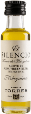 303,95 € Spedizione Gratuita | Scatola da 264 unità Olio d'Oliva Familia Torres El Silencio EVO Extra Vergine Catalogna Spagna Arbequina Bottiglietta Mignon 2 cl Vetro