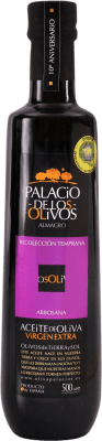 13,95 € Envío gratis | Aceite de Oliva Olivapalacios AOVE Virgen Extra Castilla la Mancha España Arbosana Botella Medium 50 cl Vidrio