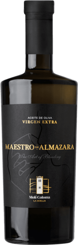 63,95 € Envío gratis | Aceite de Oliva Finca Molí Coloma La Boella Maestro de Almazara Vidrio D.O.P. Siurana Cataluña España Botella Medium 50 cl