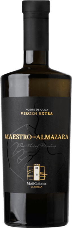 14,95 € Kostenloser Versand | Olivenöl Finca Molí Coloma La Boella Maestro de Almazara E-NOL Extra Nativ D.O.P. Siurana Katalonien Spanien Medium-Flasche 50 cl Glas