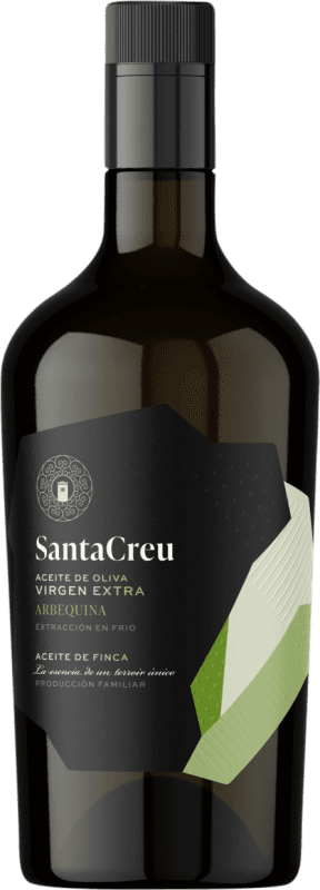 22,95 € Kostenloser Versand | Olivenöl Finca Molí Coloma La Boella Santa Creu E-NOL Extra Nativ Katalonien Spanien Arbequina Medium-Flasche 50 cl Glas