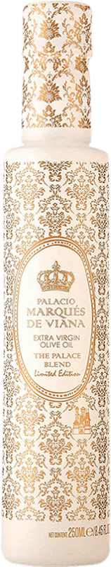 19,95 € Envío gratis | Aceite de Oliva Palacio Marqués de Viana Blend del Palacio Edición Limitada Vidrio Andalucía España Botellín 25 cl