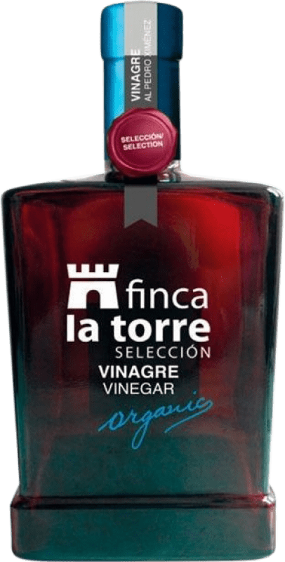 16,95 € Envío gratis | Vinagre Finca la Torre Ecológico Vidrio Andalucía España Ecológico Botellín 25 cl