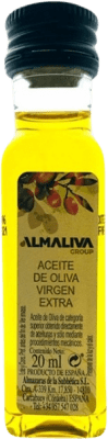 97,95 € Free Shipping | 266 units box Olive Oil Almazaras de la Subbética Almaoliva Selection, EVOO Extra Virgin D.O.P. Priego de Córdoba Andalusia Spain Miniature Bottle 2 cl PET