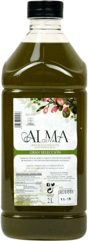 32,95 € Envío gratis | Aceite de Oliva ‎Almazaras de la Subbética Almaoliva Gran Selección Sin Filtrar Fresco PET Andalucía España Garrafa 2 L