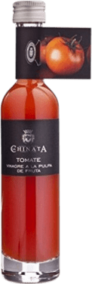 7,95 € Envio grátis | Vinagre La Chinata Pulpa Extremadura Espanha Garrafinha Miniatura 10 cl Vidro Tomate
