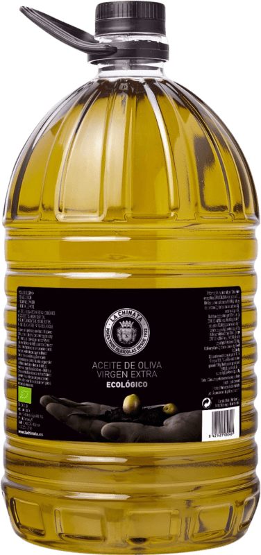 51,95 € Envoi gratuit | Huile d'Olive La Chinata Virgen Extra Ecológico PET Estrémadure Espagne Biologique Carafe 5 L
