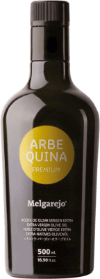24,95 € Envío gratis | Aceite de Oliva Melgarejo Premium Vidrio Andalucía España Arbequina Botella Medium 50 cl