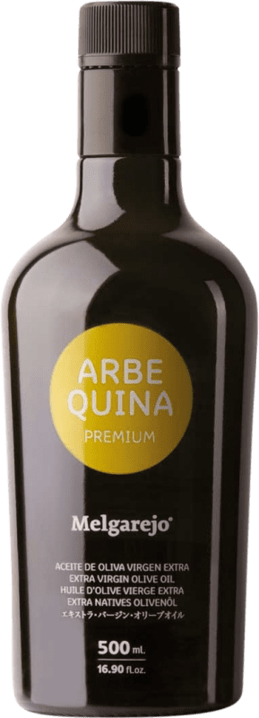 28,95 € Spedizione Gratuita | Olio d'Oliva Melgarejo Premium Vidrio Andalusia Spagna Arbequina Bottiglia Medium 50 cl