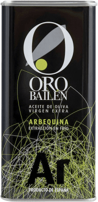 17,95 € Envío gratis | Aceite de Oliva Oro Bailén Andalucía España Arbequina Lata 50 cl