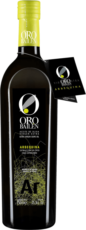 27,95 € 送料無料 | オリーブオイル Oro Bailén Vidrio アンダルシア スペイン Arbequina ボトル 75 cl