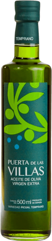 16,95 € 送料無料 | オリーブオイル San Vicente Puerta de las Villas Cosecha Temprana — 早摘み, EVOO エキストラバージン アンダルシア スペイン Picual — ピクアル ミディアムボトル 50 cl ガラス