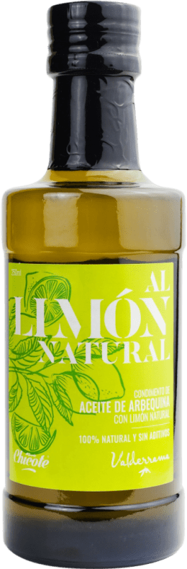 73,95 € Envio grátis | Caixa de 6 unidades Azeite de Oliva Valderrama Limón Natural Vidrio Castela-Mancha Espanha Garrafa Pequena 25 cl