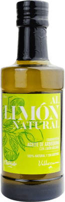 13,95 € Envío gratis | Aceite de Oliva Valderrama Limón Natural Vidrio Castilla la Mancha España Arbequina Botellín 25 cl