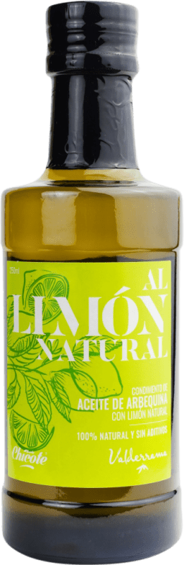 9,95 € Envoi gratuit | Huile d'Olive Valderrama Limón Natural Castilla La Mancha Espagne Arbequina Petite Bouteille 25 cl Verre
