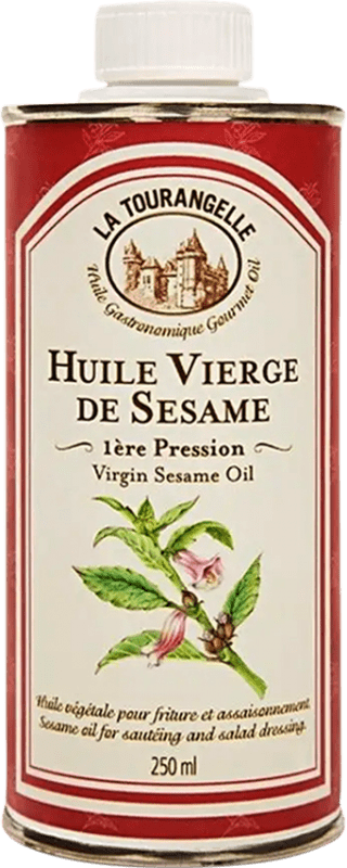 12,95 € 送料無料 | 植物油 La Tourangelle フランス 缶 25 cl Sésamo — ゴマ