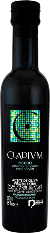 73,95 € Kostenloser Versand | 6 Einheiten Box Olivenöl Arodén Hispania Cladium E-NOL Extra Nativ D.O.P. Priego de Córdoba Andalusien Spanien Picuda Kleine Flasche 25 cl Glas