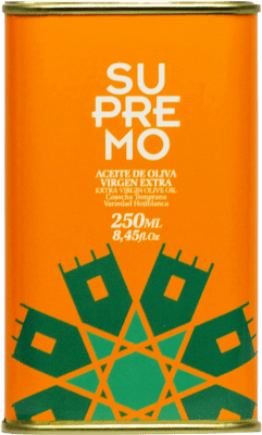 293,95 € Бесплатная доставка | Коробка из 25 единиц Оливковое масло Supremo Андалусия Испания Hojiblanca Алюминиевая банка 25 cl