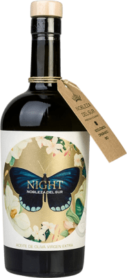 27,95 € Envio grátis | Azeite de Oliva Nobleza del Sur Night Cosecha Temprana Ecológico Vidrio Andaluzia Espanha Garrafa Medium 50 cl