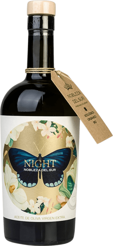 25,95 € Envoi gratuit | Huile d'Olive Nobleza del Sur Night Cosecha Temprana Andalousie Espagne Eco — Biologique Bouteille Medium 50 cl Verre