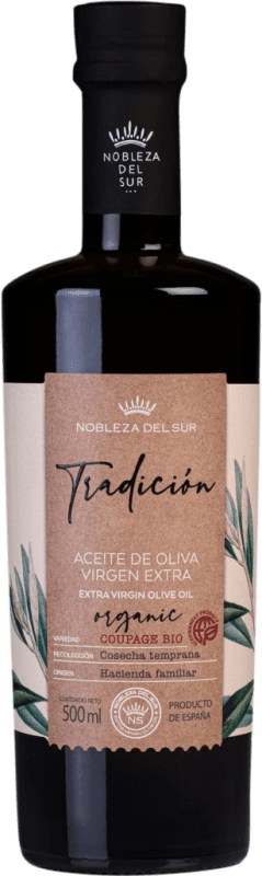 14,95 € Envoi gratuit | Huile d'Olive Nobleza del Sur Tradición Ecológico Vidrio Andalousie Espagne Biologique Bouteille Medium 50 cl