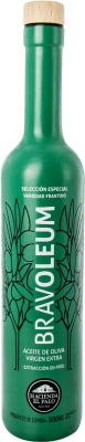 21,95 € Spedizione Gratuita | Olio d'Oliva Hacienda el Palo Bravoleum Vidrio Andalusia Spagna Frantoio Bottiglia Medium 50 cl