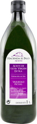 14,95 € Envío gratis | Aceite de Oliva Hacienda el Palo PET Andalucía España Picual Botella 1 L