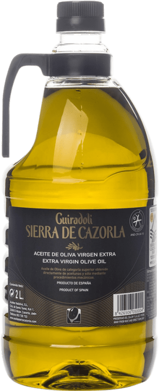 34,95 € Kostenloser Versand | Olivenöl Valdolivo Sierra de Cazorla PET D.O. Sierra de Cazorla Andalusien Spanien Picual Karaffe 2 L
