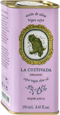 179,95 € 送料無料 | 12個入りボックス オリーブオイル La Cultivada アンダルシア スペイン Hojiblanca アルミ缶 25 cl