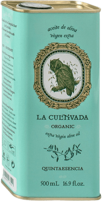 27,95 € Envio grátis | Azeite de Oliva La Cultivada Quintaesencia Andaluzia Espanha Lata 50 cl