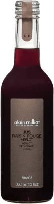7,95 € Envío gratis | Refrescos y Mixers Alain Milliat Néctar de Uva Vidrio Francia Merlot Botellín Tercio 33 cl