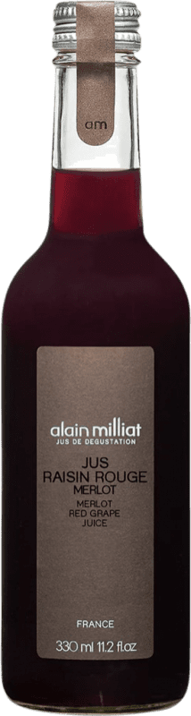 6,95 € 送料無料 | ジュース Alain Milliat フランス Merlot — メルロー 1/3ボトル 33 cl ガラス Red Grape — 赤ぶどう