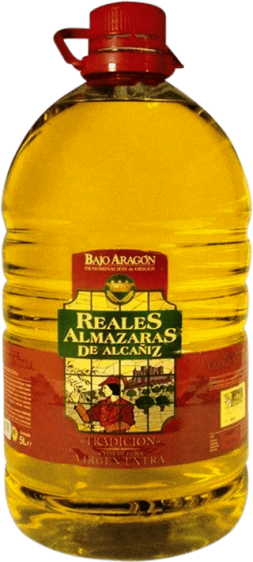 55,95 € Envío gratis | Aceite de Oliva Reales Almazaras de Alcañiz Tradicional, AOVE Virgen Extra D.O. Bajo Aragón Aragón España Garrafa 5 L PET