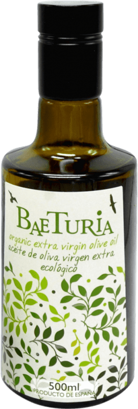 17,95 € 送料無料 | オリーブオイル Baeturia Organic Veridis EVOO エキストラバージン エストレマドゥーラ スペイン Morisca — モリスカ ミディアムボトル 50 cl