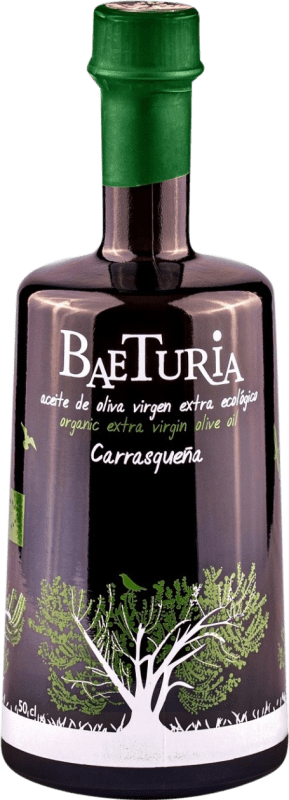 17,95 € 免费送货 | 橄榄油 Baeturia Organic Vidrio 埃斯特雷马杜拉 西班牙 Carrasqueña 瓶子 Medium 50 cl