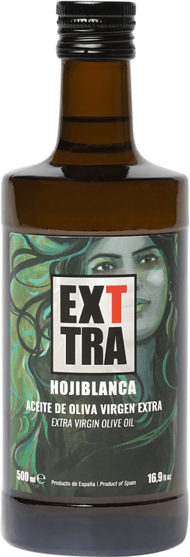 12,95 € Envío gratis | Aceite de Oliva Exttra Original AOVE Virgen Extra Andalucía España Hojiblanca Botella Medium 50 cl Vidrio