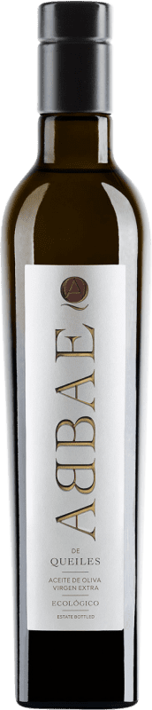 21,95 € Envoi gratuit | Huile d'Olive Hacienda Queiles Abbae HOVE Vierge Extra D.O. Navarra Navarre Espagne Arbequina Eco — Biologique Bouteille Medium 50 cl Verre