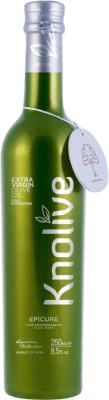 166,95 € Free Shipping | 12 units box Olive Oil Hispasur Knolive Epicure Vidrio Andalusia Spain Hojiblanca Small Bottle 25 cl