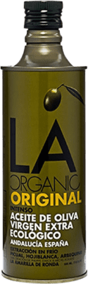 19,95 € Envío gratis | Aceite de Oliva La Amarilla de Ronda LA Organic Original Intenso Andalucía España Eco Ecológico Lata Medium 50 cl
