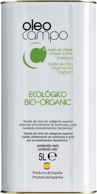 73,95 € Spedizione Gratuita | Olio d'Oliva Oleocampo Ecológico Andalusia Spagna Picual Lattina Speciale 5 L